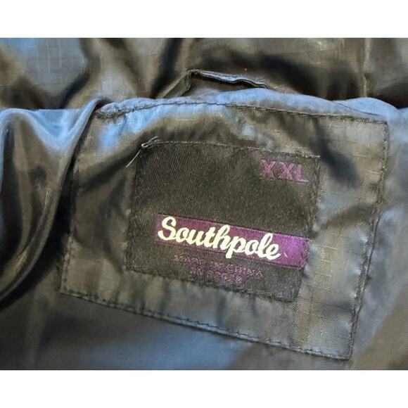 Southpole Puffer Coat‎ Women XX Large Black Down Filled Y2K 90s Preppy School - Picture 5 of 8